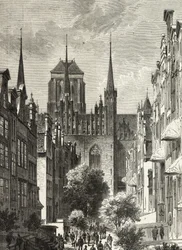 Parte trasera de la iglesia de Santa María